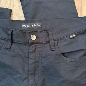 Travis‎ Mathew Performance Golf Pants Mens 30/32 Chinos Pockets Stretch Black